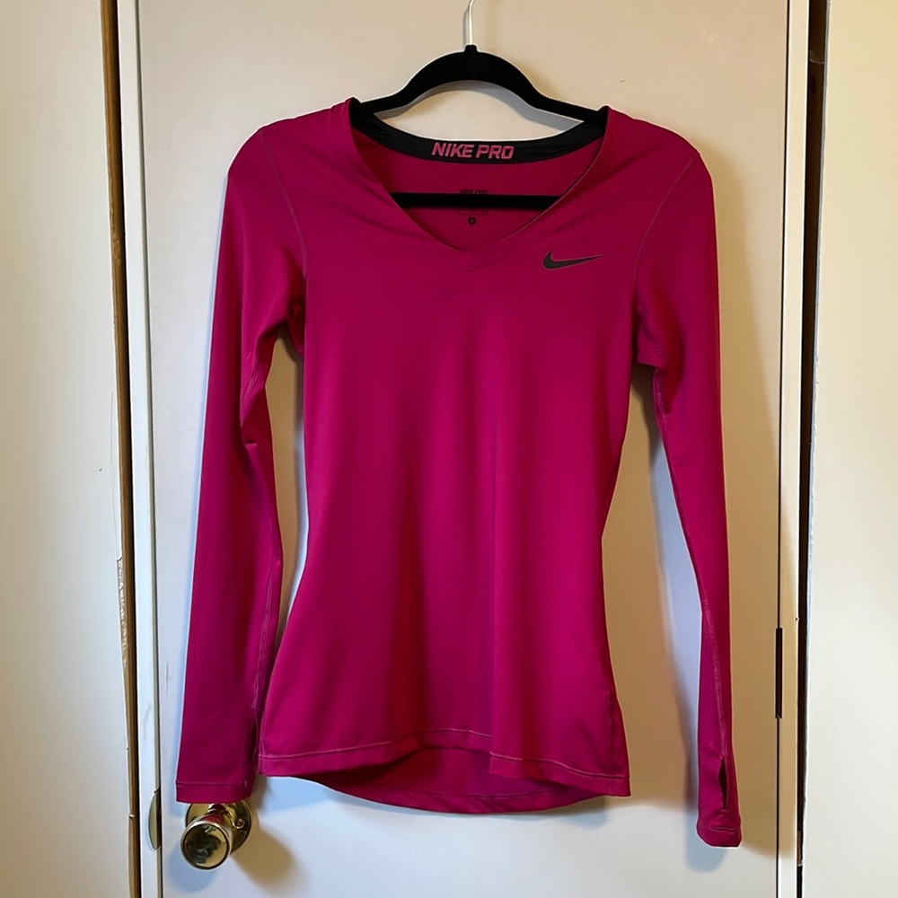 Nike dri-fit long sleeve top Small